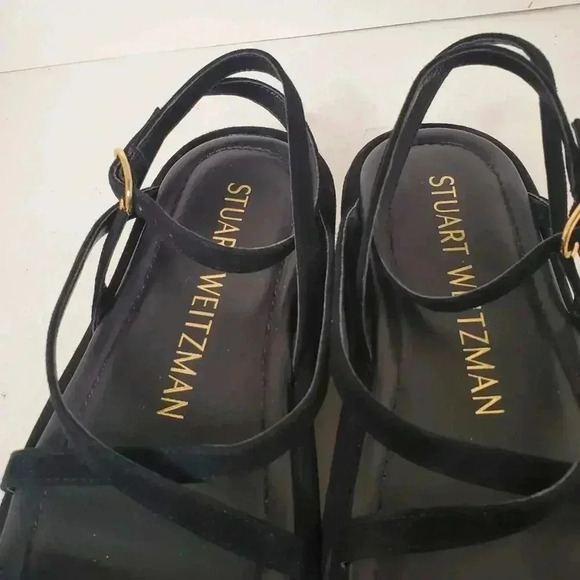 Stuart Weitzman Sweden Black Plataform Size 5B - Picture 11 of 15